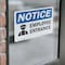 Signmission Employee Entrance Sign, Vinyl Decal, 14in W x 10in L, 2PK OS-2PACK-NS-D-1014-L-11951 - alternate 3